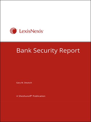 cover image of Pratt's Bank Security Report